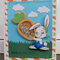 Easter Shaker card with bunny 2