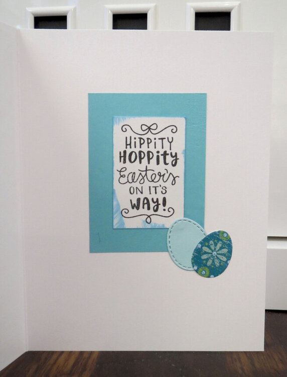 Easter Basket boy card