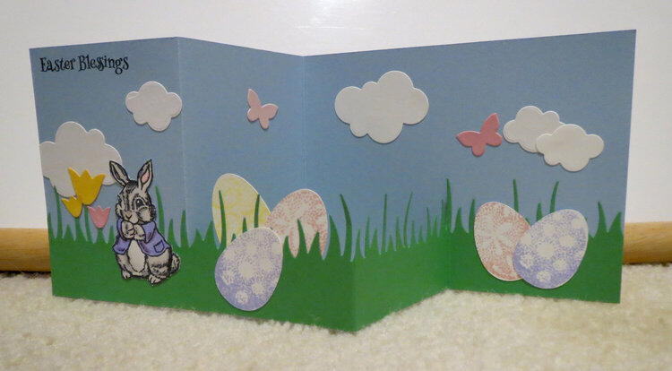Peter Rabbit Easter card inside