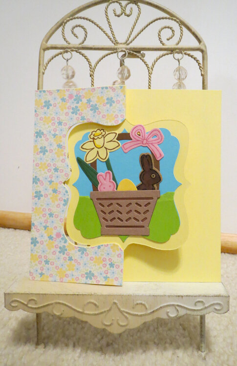 Easter Yellow Flip card 3