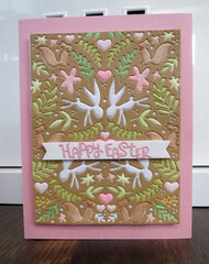 Spring Meadow Easter card in Kraft 1