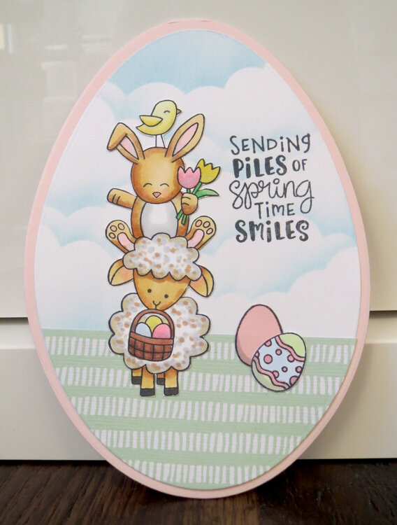 Easter Piles Card 1