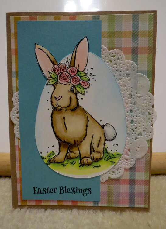 Bunny Easter card 2