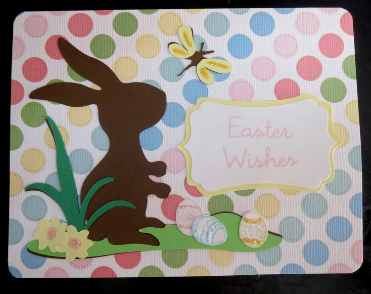 Easter Card with bunny 1