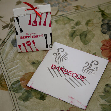 Envelope and Gift bag for Ernie&#039;s Birthday