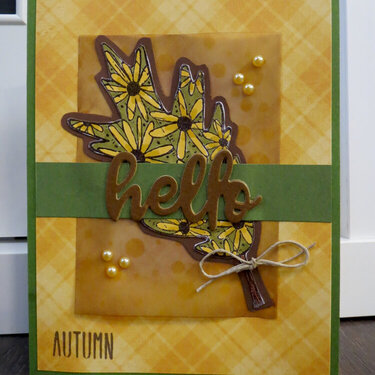 Autumn Hello Card 2