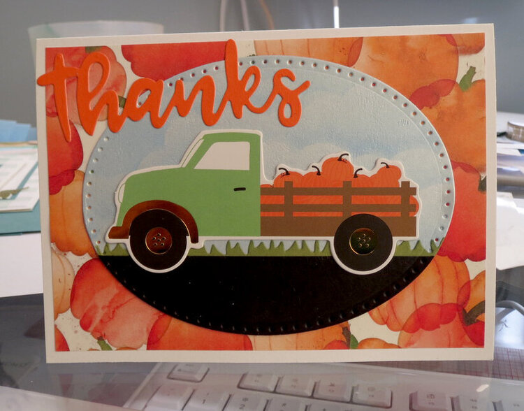 Quick Thanks Autumn Card