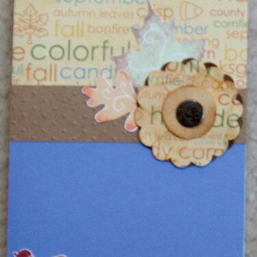 Fall Card for Operation Write Home