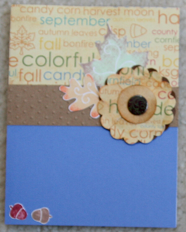 Fall Card for Operation Write Home