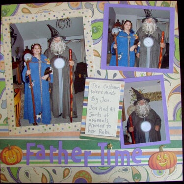 Halloween Party 2007 at a friends house, Father Time