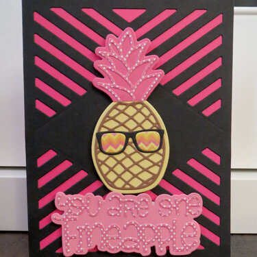 Pink Pineapple card