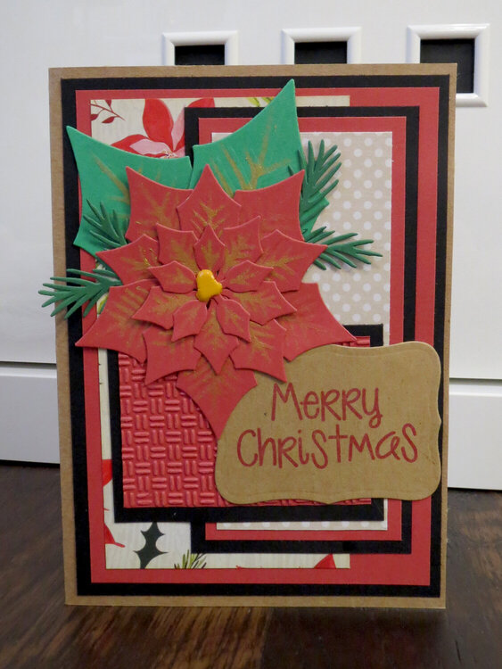 Poinsettia Card 1