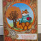 Fox on Pumpkins Card 2