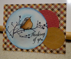 Bird Thinking of You card