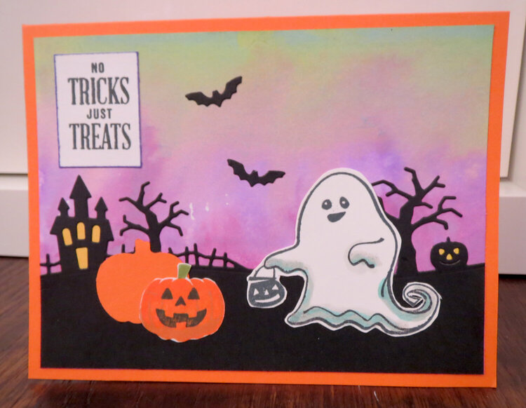 Ghost Halloween Card