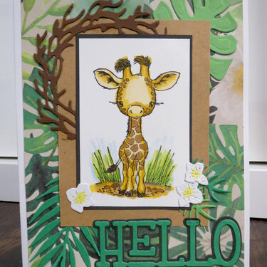 Little Giraffe Card