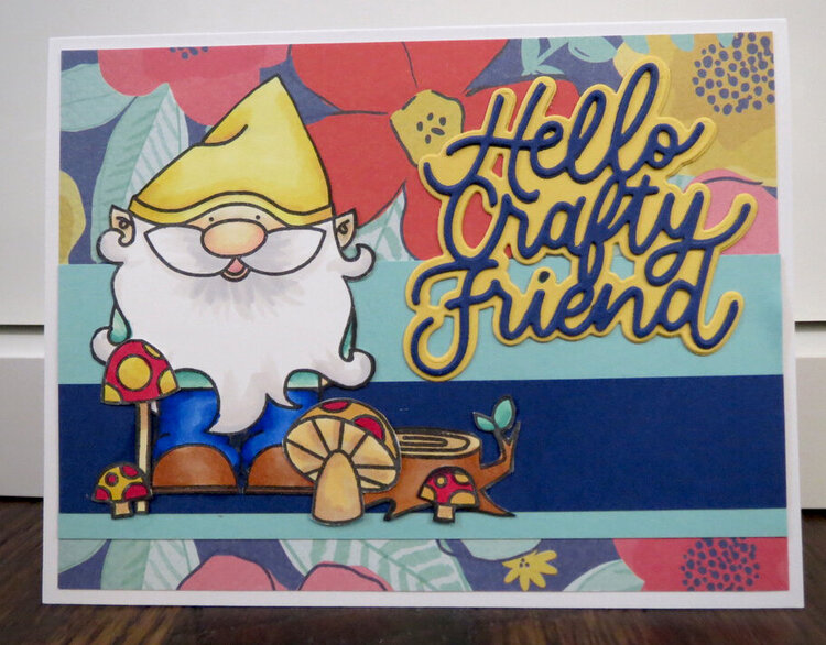 Hello Crafty Friend Card 2