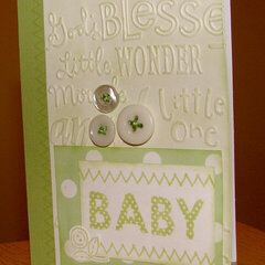 Green Baby Card