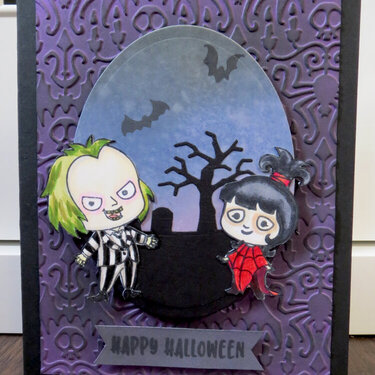 Halloween Character card 1