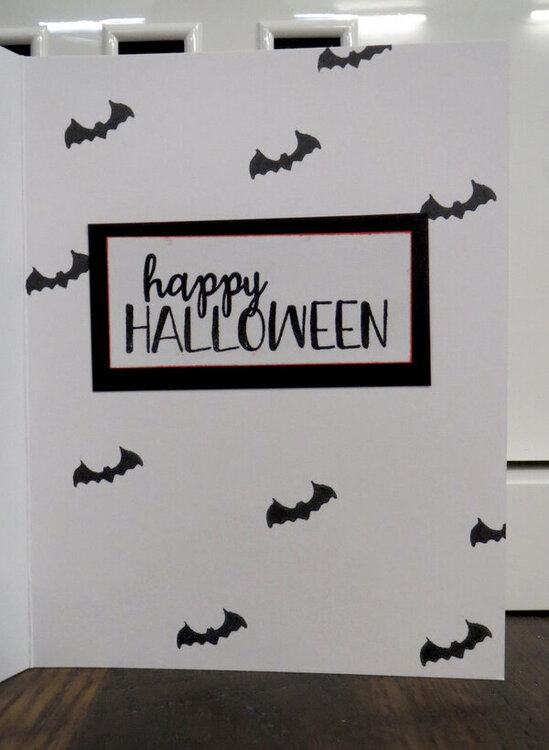 Halloween Vampire card 2 - inside