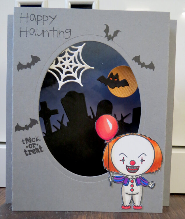Clown Halloween Card 4