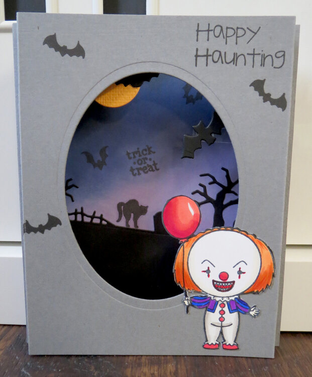 Clown Halloween Card 1