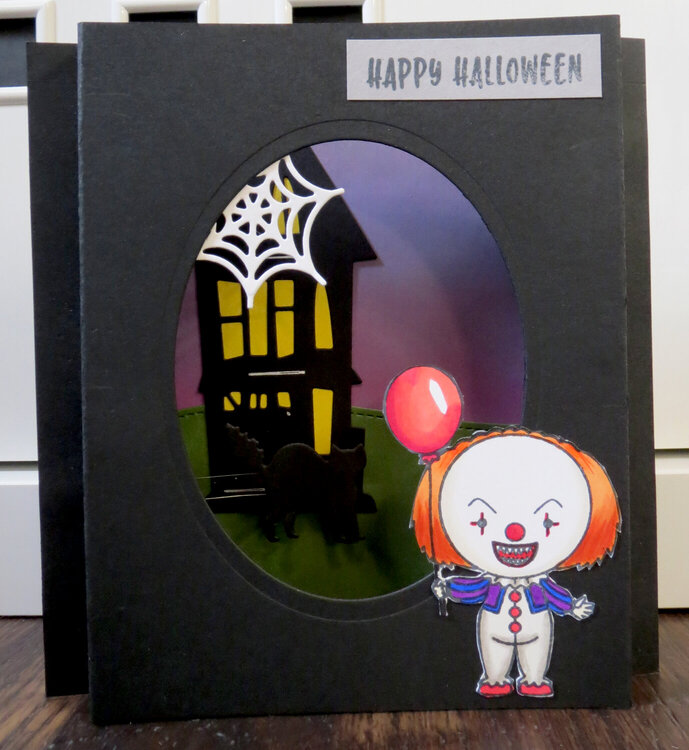 Clown Halloween Card 6