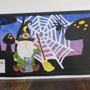 Gnome Halloween Card 2