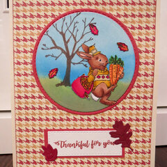 Hoppy Thanksgiving Card 1