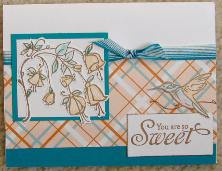 Humming Bird card for Operation Write Home