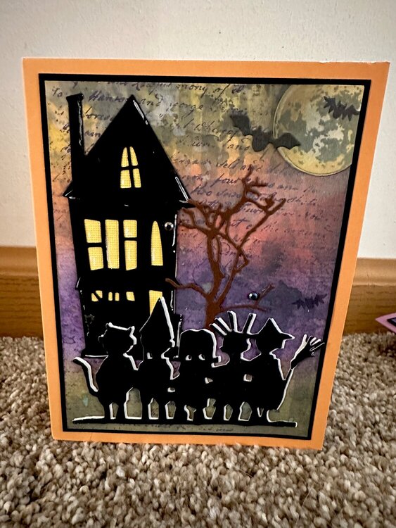 Tim Holtz Halloween card