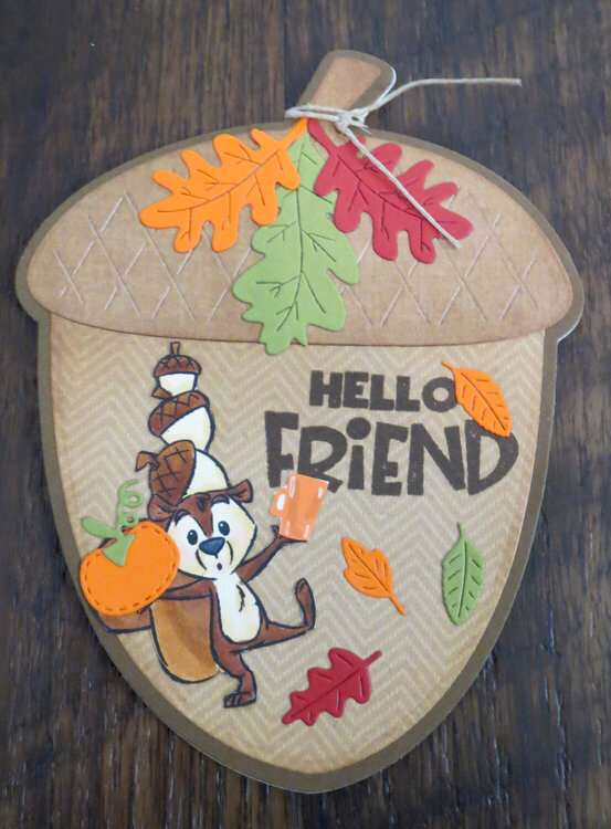 Hello Friend Squirrel Card 1