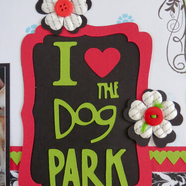 I heart the Dog Park Detail