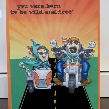 Motorcycle Card for cousin