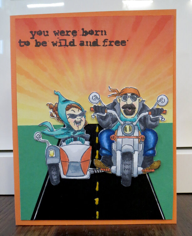 Motorcycle Card for cousin