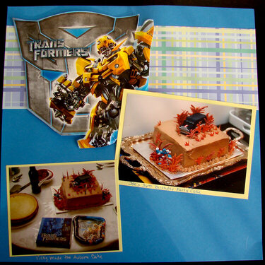 Joe&#039;s Birthday Cake Transformers