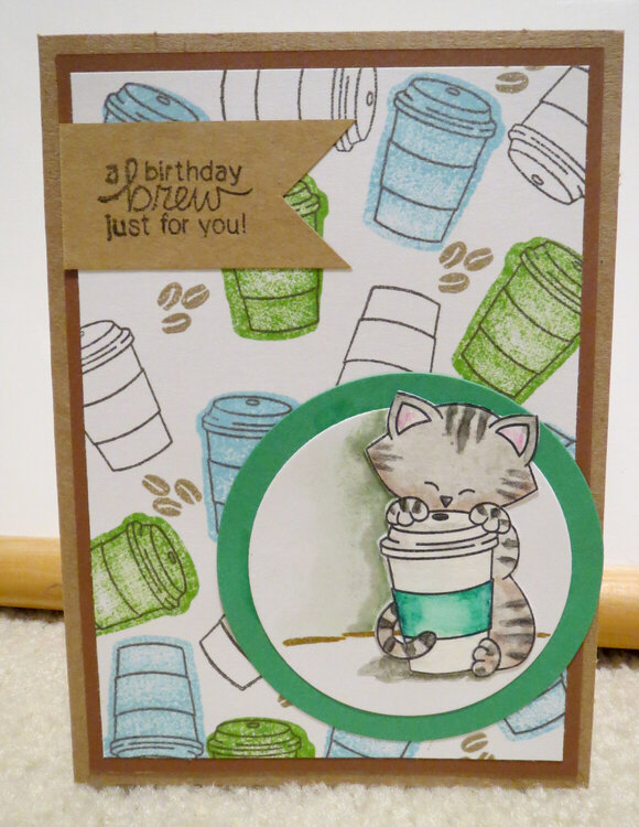 Coffee Birthday card for Friend
