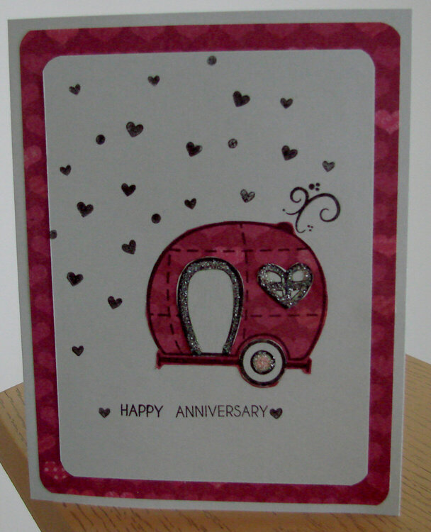 Anniversary card for Friends