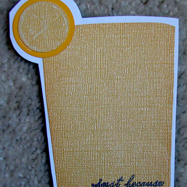 Lemonade card for Operation Write Home