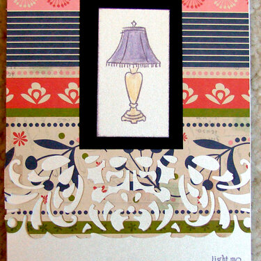 Light Me Up, Baby! card with Lamp for Operation Write Home