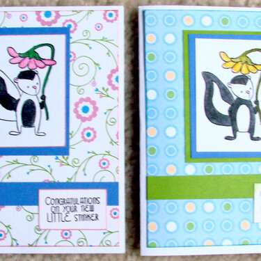 Baby Skunk Cards