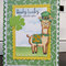 Llama St. Patrick's Day card 1