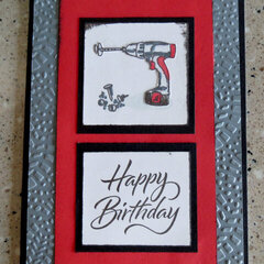 Drill Birthday Card