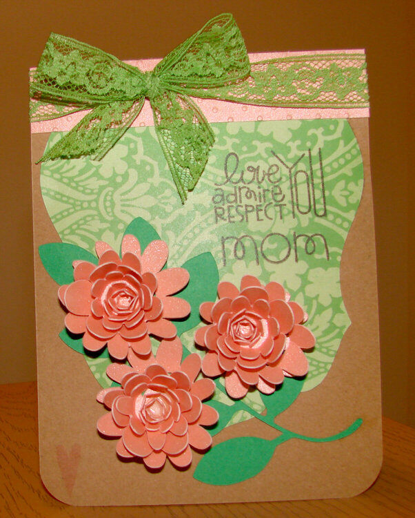 Mother&#039;s Day Card for MOM with Bow