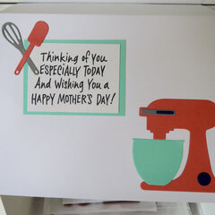 Mother's Day card - inside