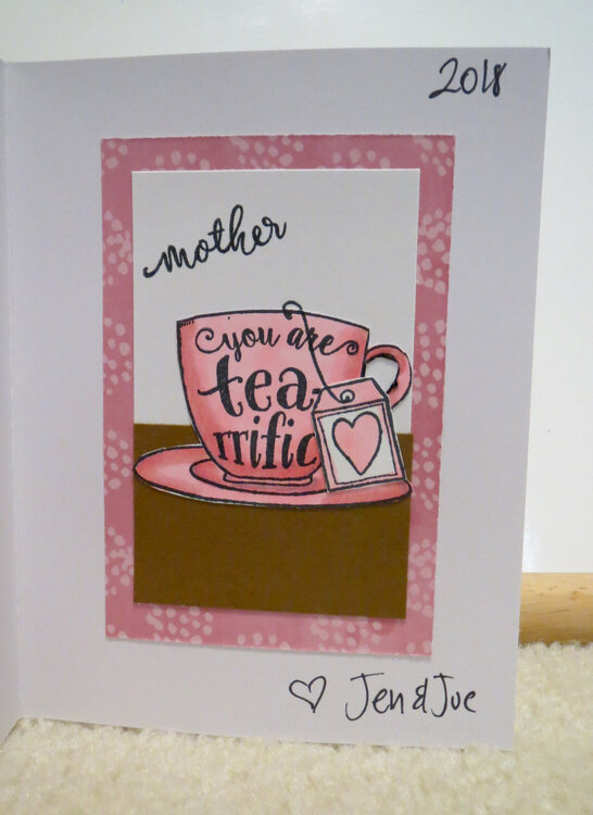 Mother&#039;s Day card - Inside