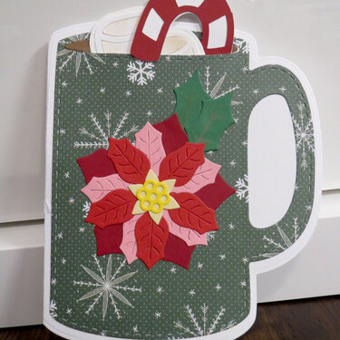 Flower Mug Christmas Card