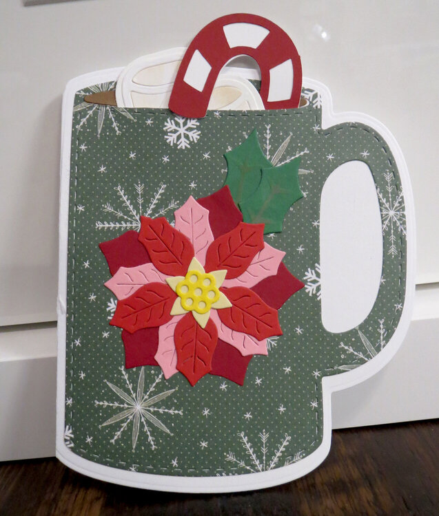 Flower Mug Christmas Card