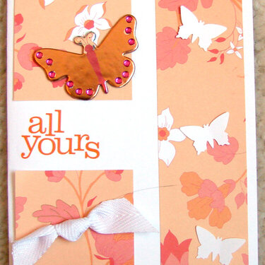 All Yours card for Operation Write Home