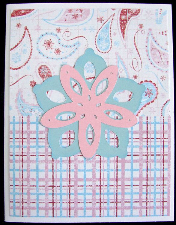 Snowflake Paisley Card 2008